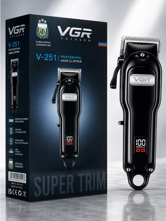 Soch va soqolni parvarish qilish uchun professional to'plam VGR MUSCULAR V-285 S4