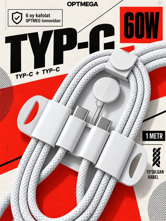 Lightning‘da Type-C tezkor quvvatlash iPhone quvvatlagichi - 