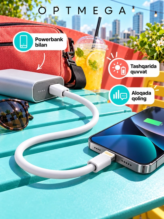 Lightning‘da Type-C tezkor quvvatlash iPhone quvvatlagichi