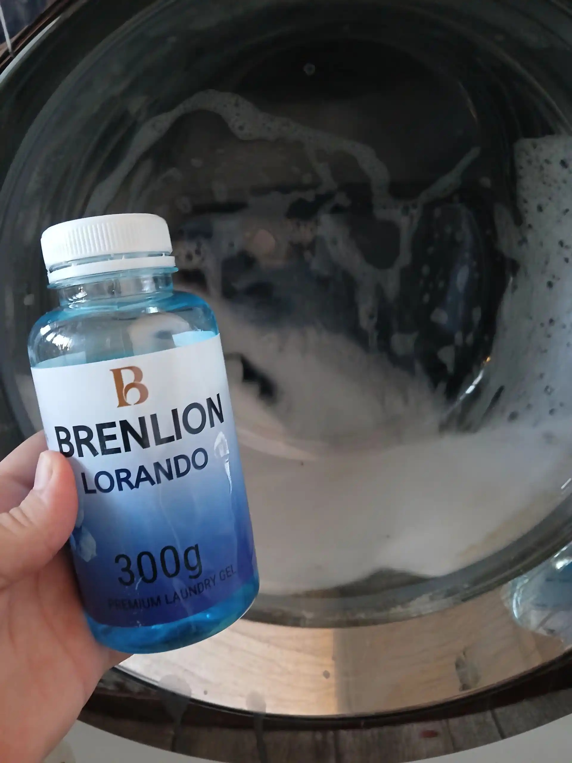 Набор гелей для стирки BRENLION, мини-сет 4-в-1, жидкий порошок для стирки белья, 4 х 300г