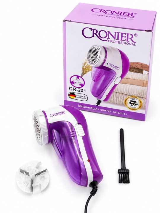 Машинка для удаления катышков CRONIER Professional, очиститель ворса с одежды, ролик