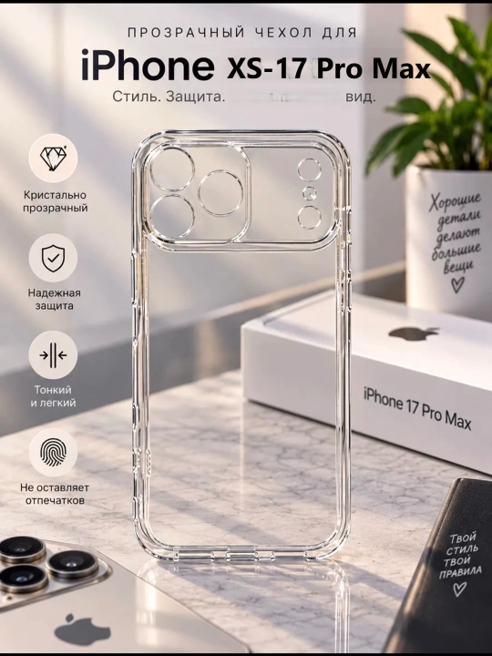 IPhone XS–17 Pro Max uchun MagSafei shaffof shisha g‘ilof,himoyalovchi va zarbaga chidamli