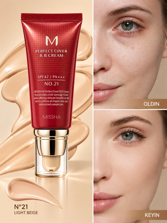 Тональный крем MISSHA M Perfect Cover BB Cream SPF42/PA+++, 50 мл