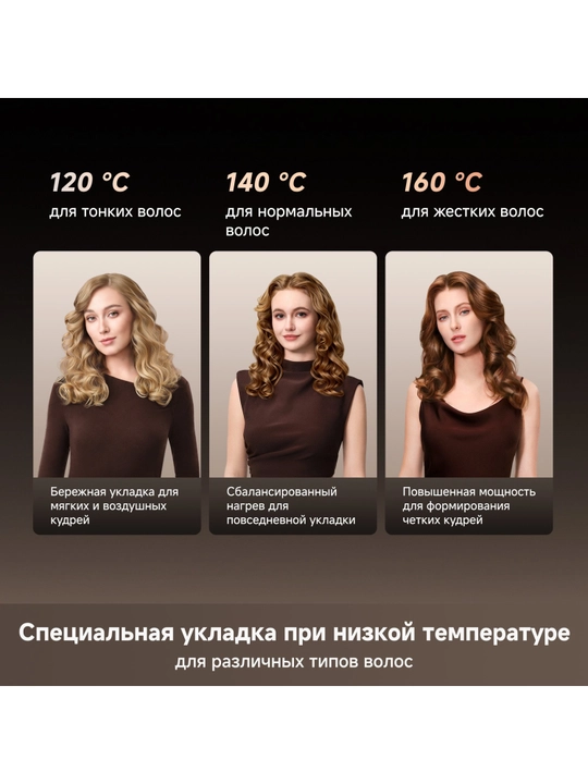 Dreame Air Auto avtomatik soch jingalaklagich, avto-stayler, ionizatsiya, sovuq havo