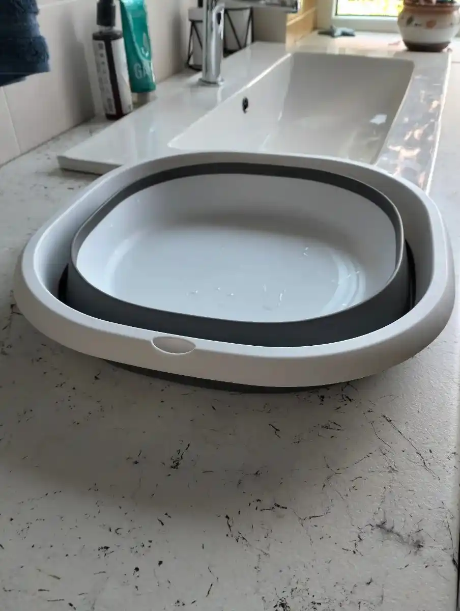 Yig‘iladigan plastik chelak,cho'mich va tog‘ora, silikon