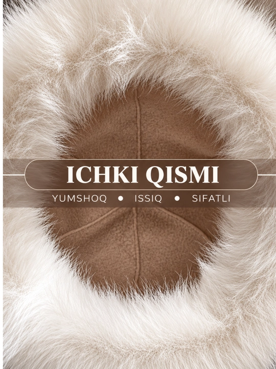 Ayollar qishki qalpog‘i, bosh kiyimi