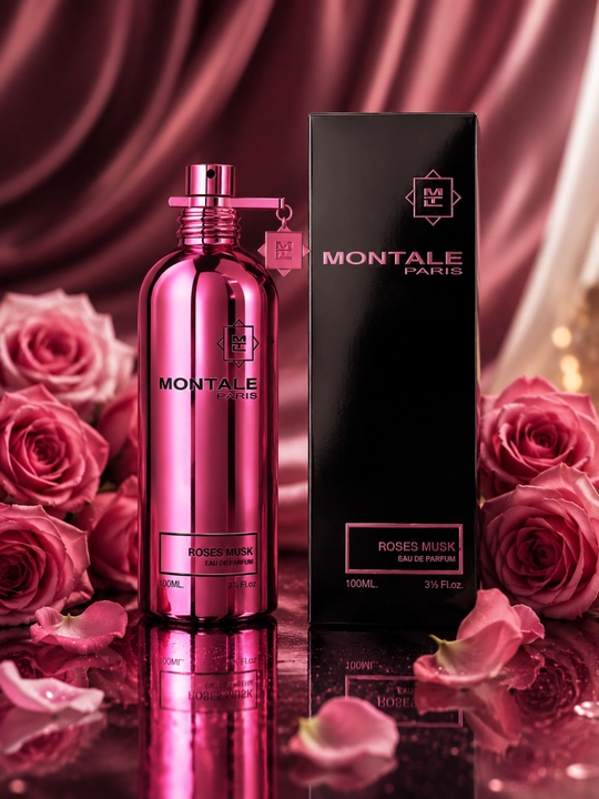 Montale Roses Musk ayollar atiri atirgulli mushkli, uzoq saqlanuvchi parfyumeriya suvi EDP