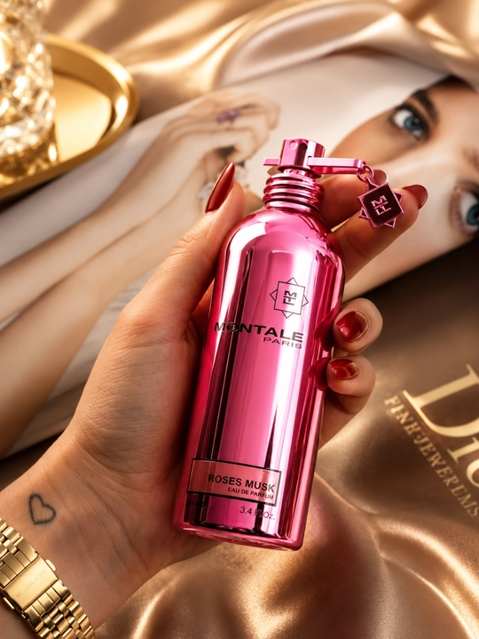 Montale Roses Musk ayollar atiri atirgulli mushkli, uzoq saqlanuvchi parfyumeriya suvi EDP