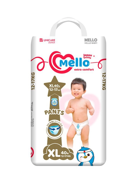 Tagliklar-trusiklar yangi tug'ilgan chaqaloqlar uchun Mello, XL, 12 - 17 kg, 40 dona - 