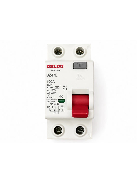 DELIXI DZ47L УЗО 100A 2-полюсный 30mA - 