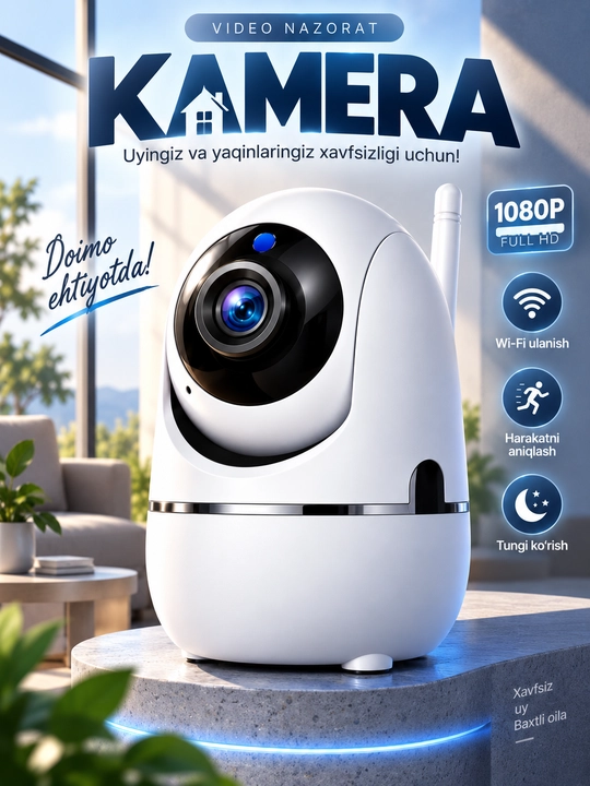 Wi-Fi kamera IP videokuzatuv PTZ - 