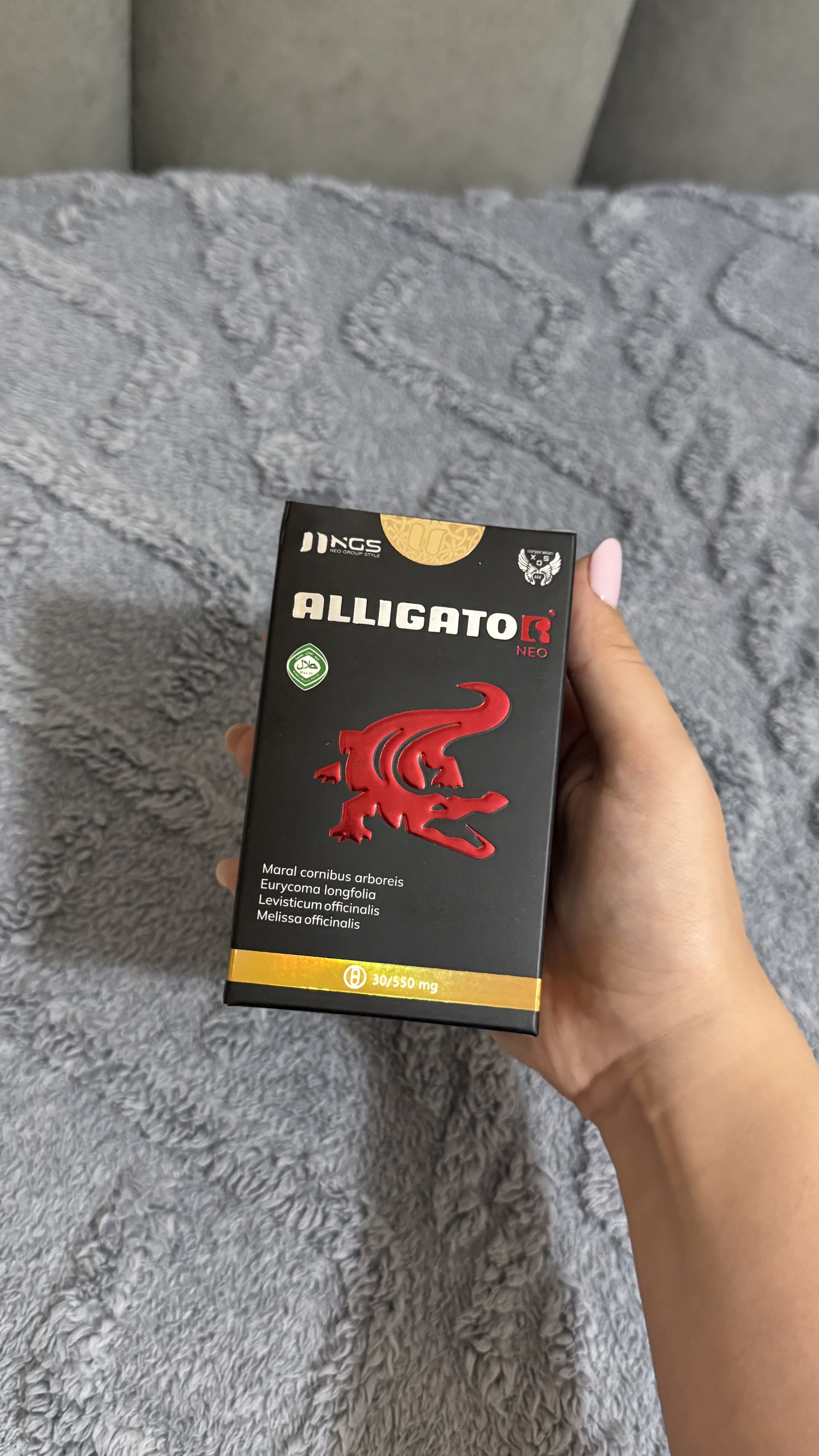 Alligator Neo капсулы для мужчин — тонус, либидо, энергия, 30 капсул