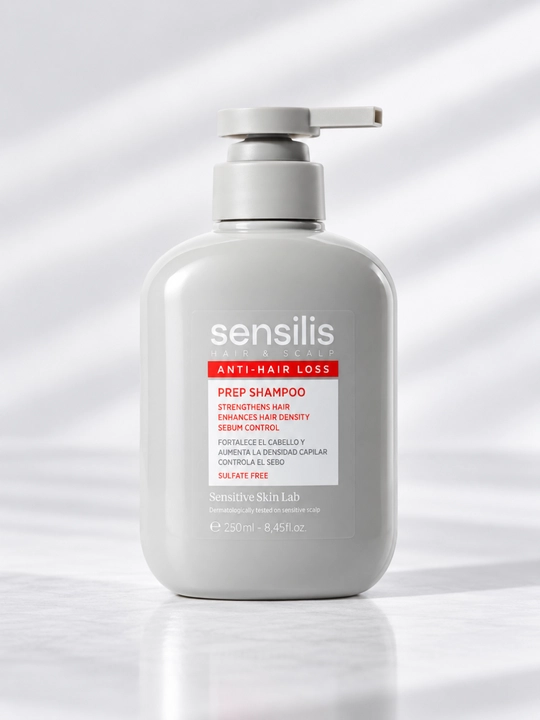 Шампунь для волос бессульфатный, очищение кожи головы Sensilis Prep Shampoo 250 мл