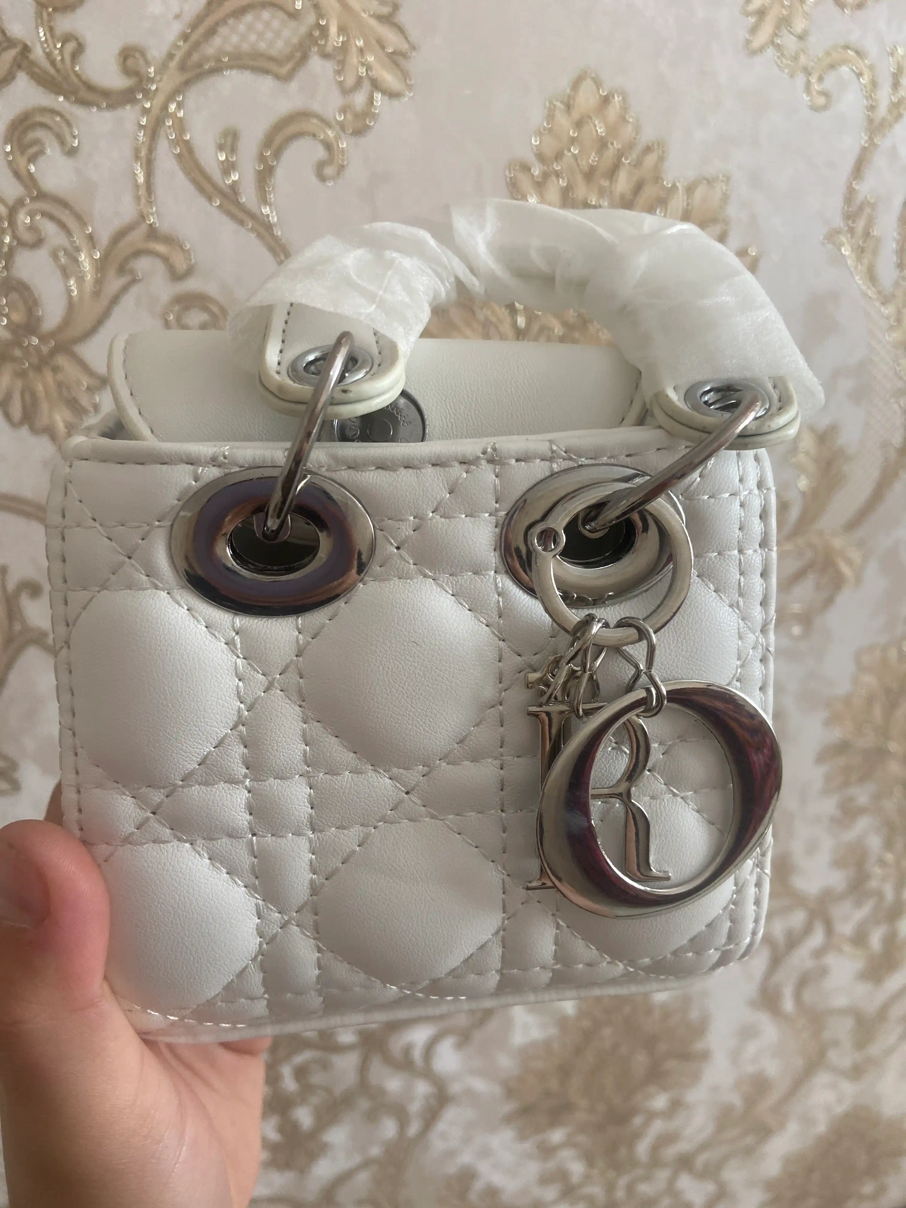 Dior uslubidagi ayollar mini-sumkasi