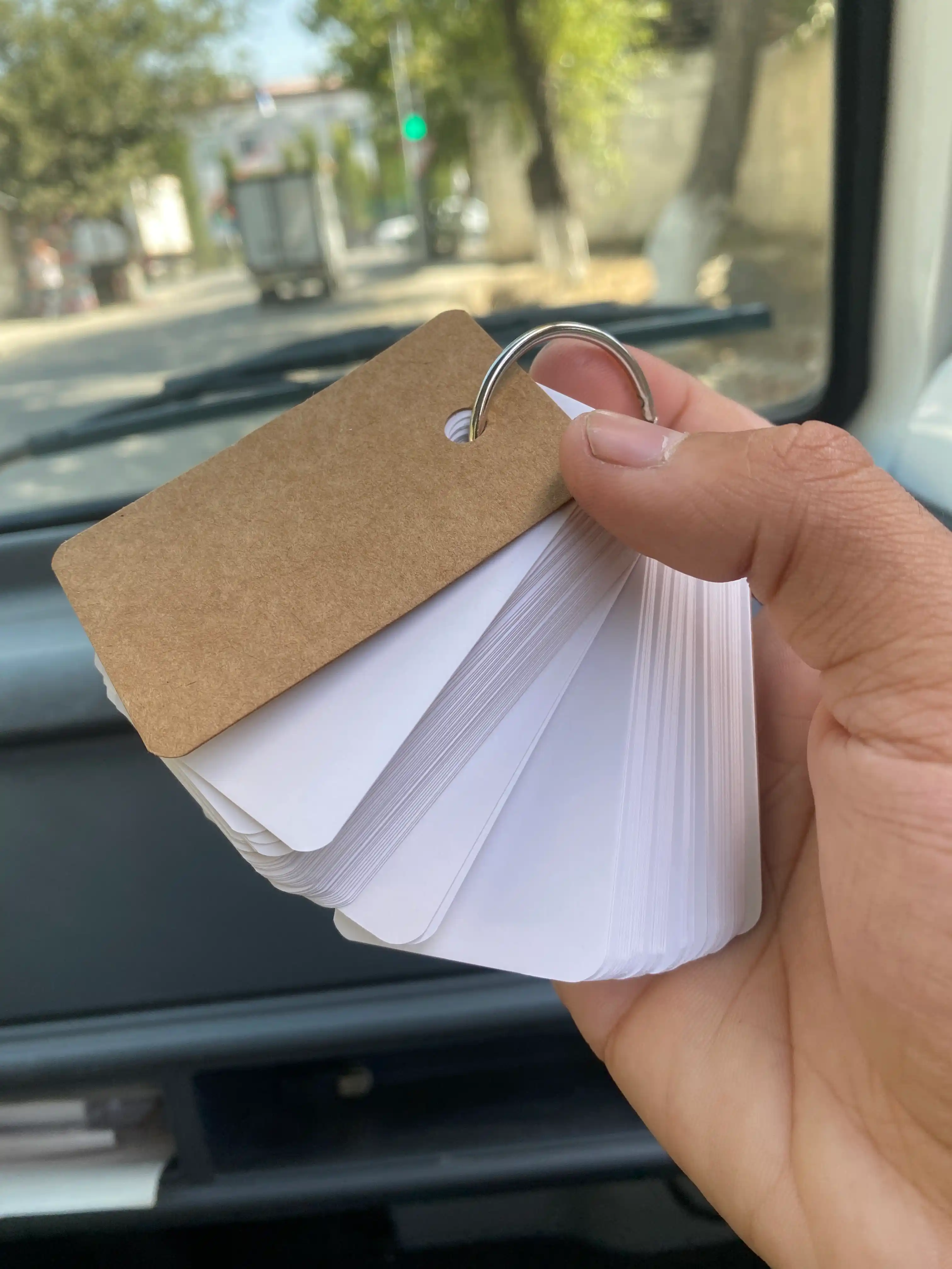 Flash card, stikr, soʻz yodlash uchun karta toplami 100 varoqchali
