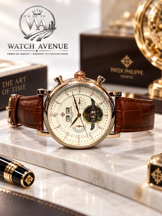 Patek Philippe Complications Automatic Rose Gold— часы с 4 функциями