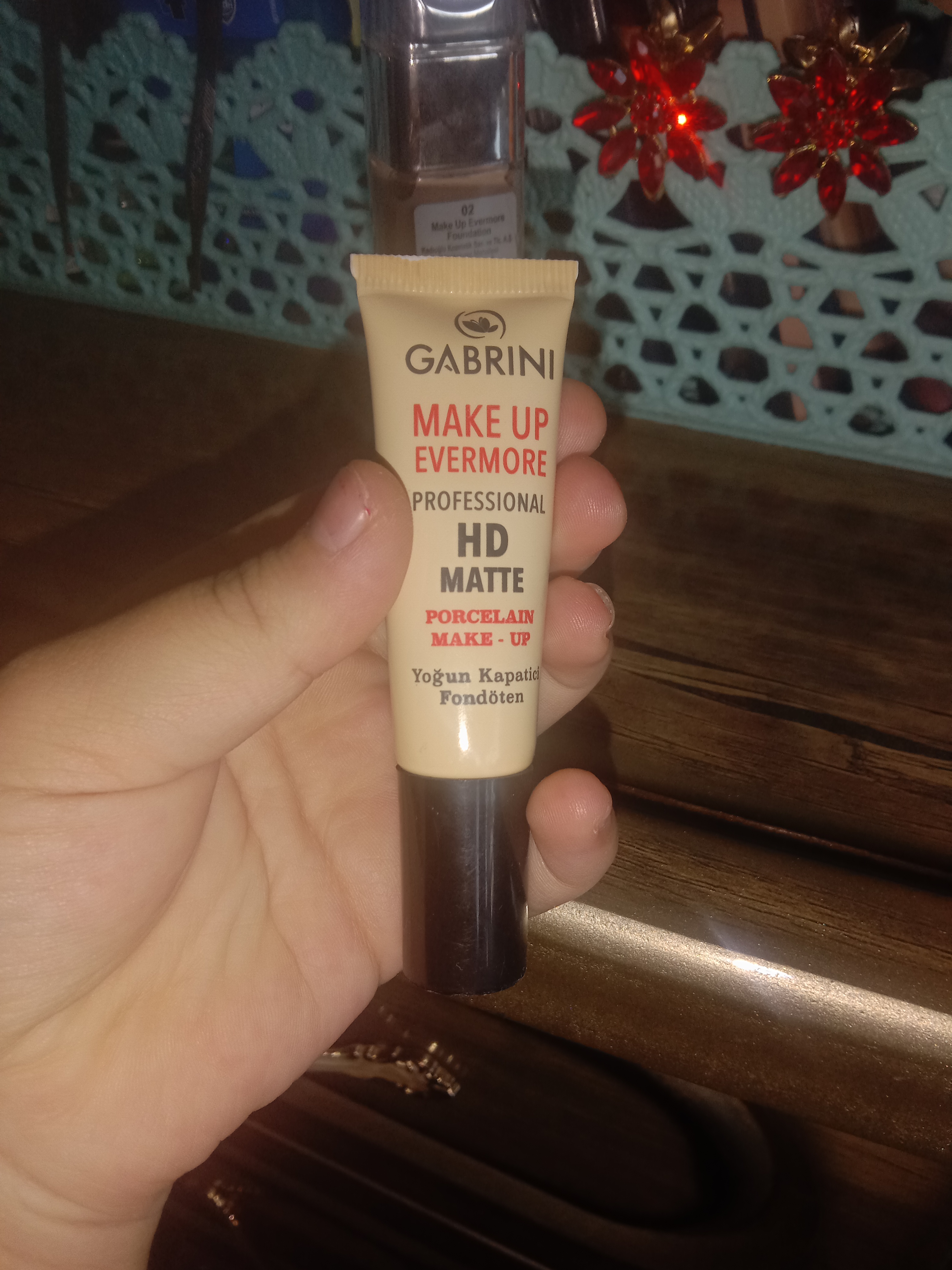 Gabrini matlovchi tonal kremi, HD Matte Make up Evermore foundation, 30 ml