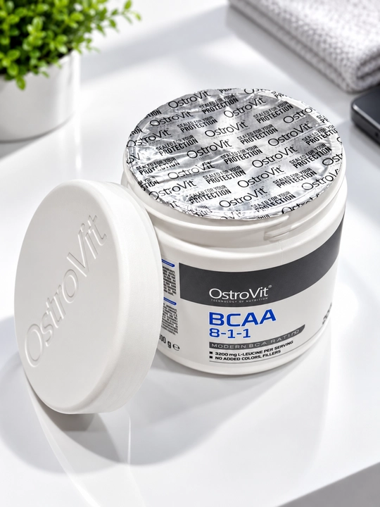 OstroVit BCAA 8-1-1 200 g, apelsin ta’mi