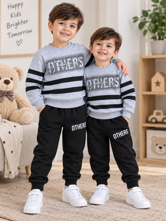 Детский костюм 4-6 лет, серо-черная двойка, спортивка, удобный комплект