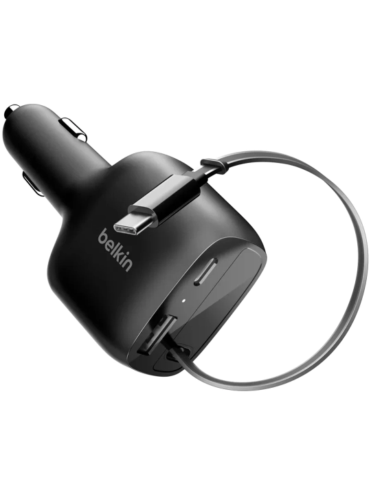 Belkin BoostCharge Retractable Car Charger 75W