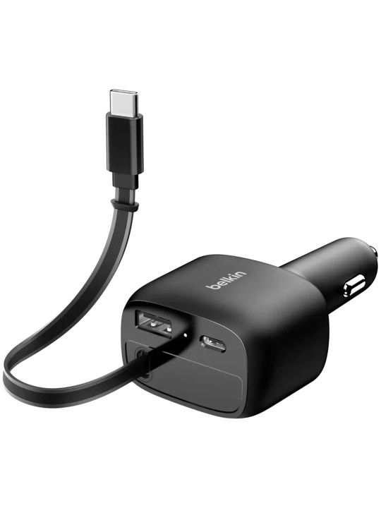 Belkin BoostCharge Retractable Car Charger 75W