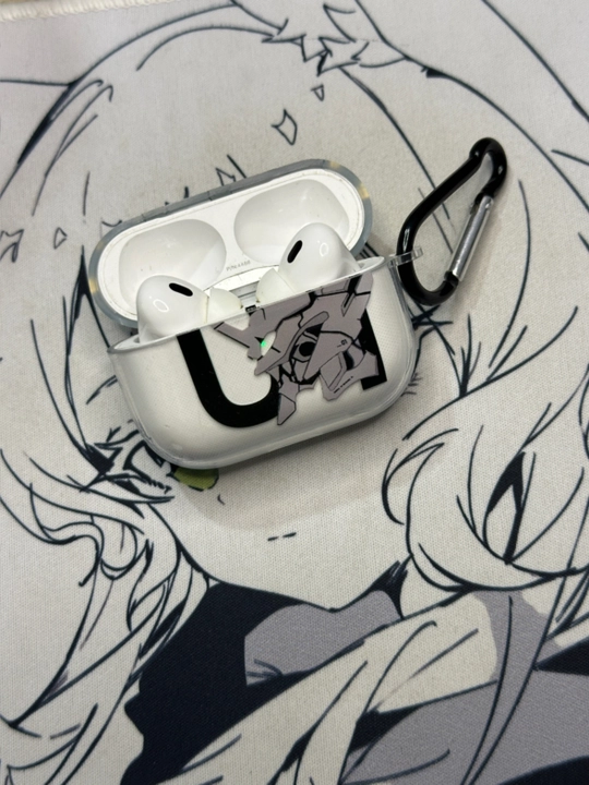Прозрачный чехол для AirPods с аниме-принтом, разные дизайны - 