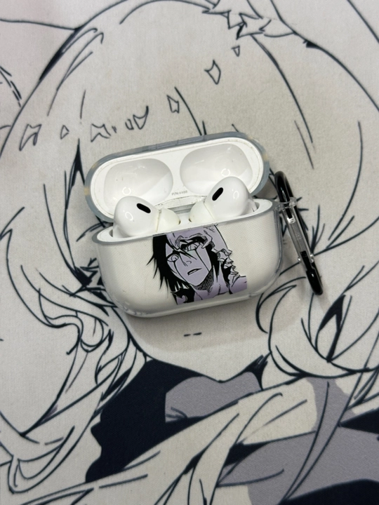 Прозрачный чехол для AirPods с аниме-принтом, разные дизайны - 