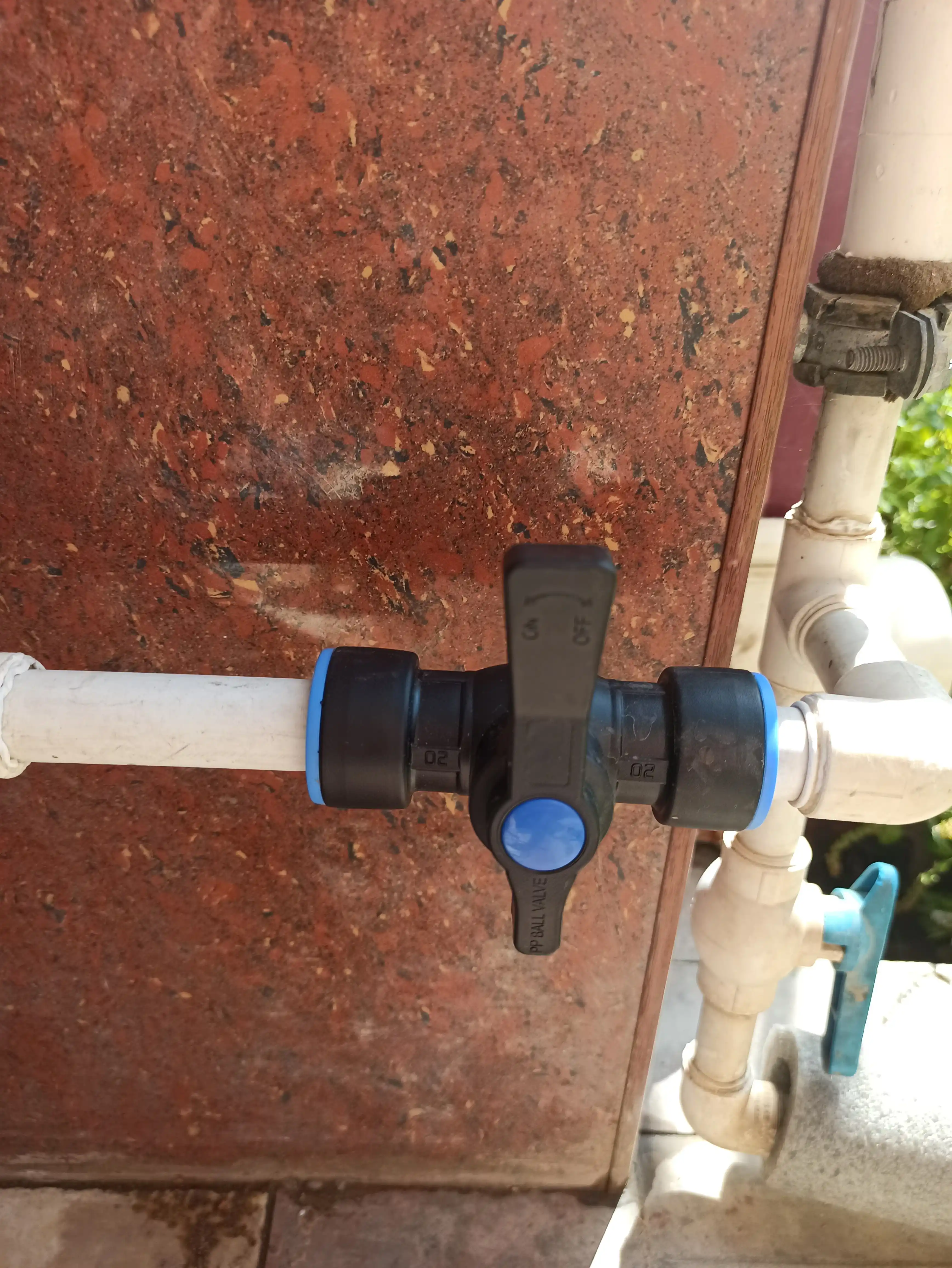 Push fitting kran