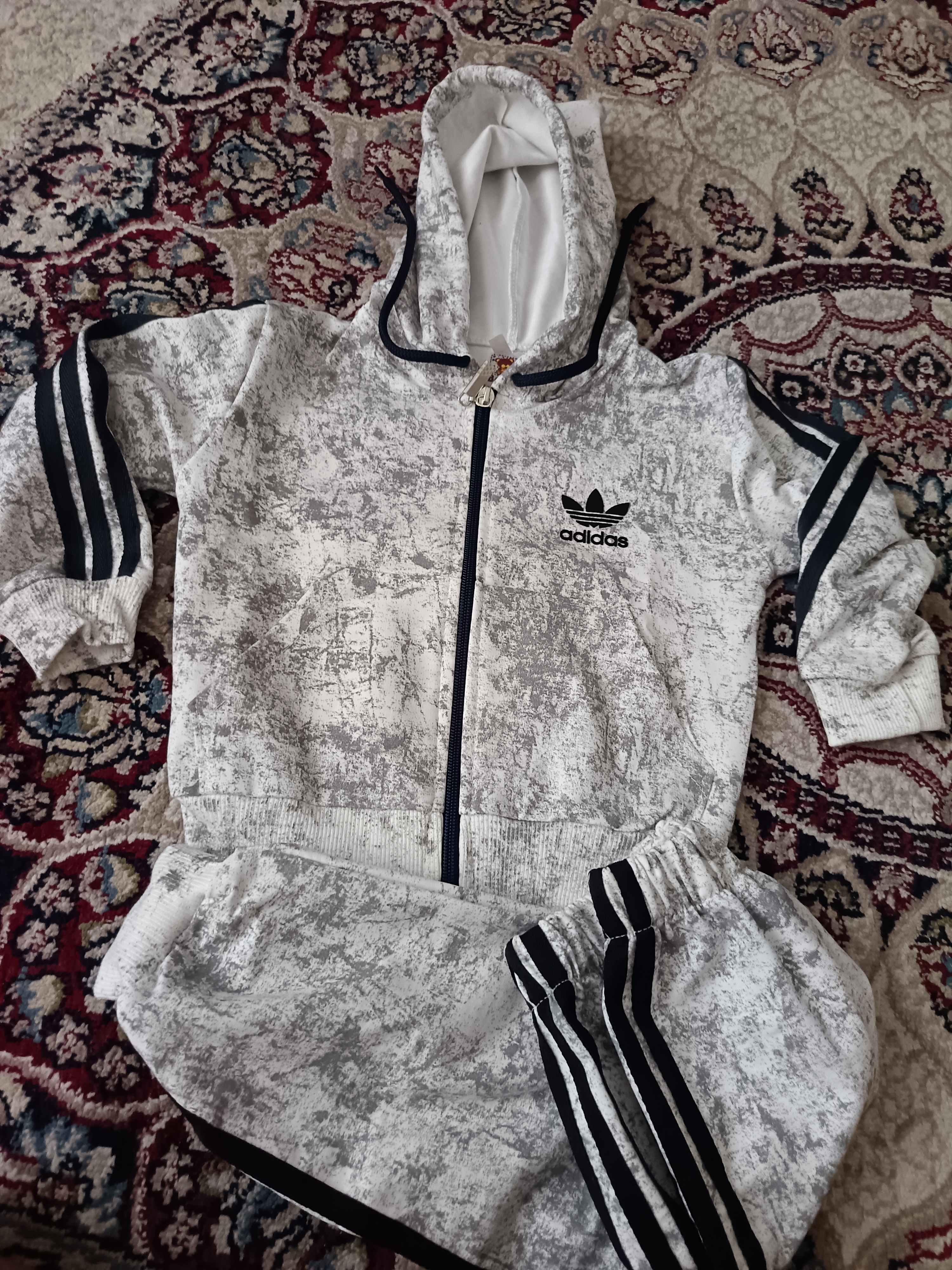 Bolalar uchun sport kostyumi, kapyushonli komplekt, o‘g‘il va qiz bolalar sport kiyimi