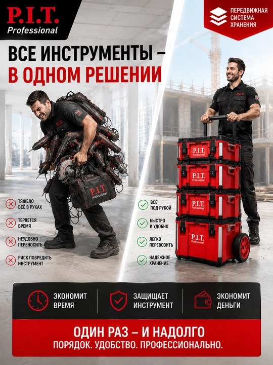 Система хранения STACKIN в сборе P.I.T. P0013-12