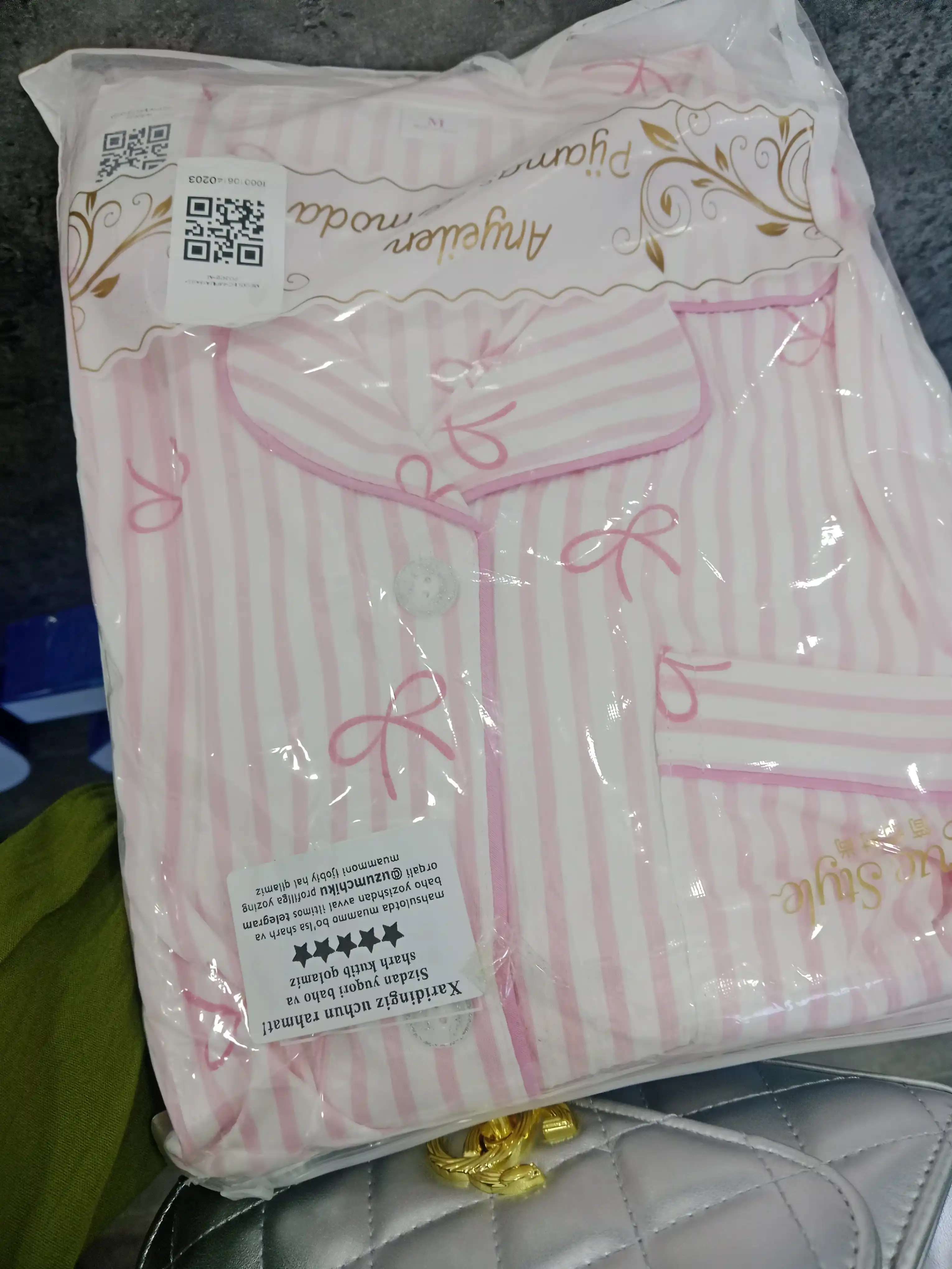 Pijama ayollar uchun 3 tasi 1da, shim va shortik, troyka, ayollar pijamasi zakolka sovg'a
