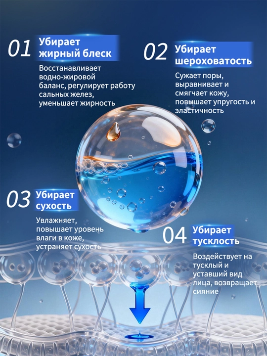 Мужской крем для лица 5 в 1, матирует и увлажняет, уход против высыпаний, 50 г