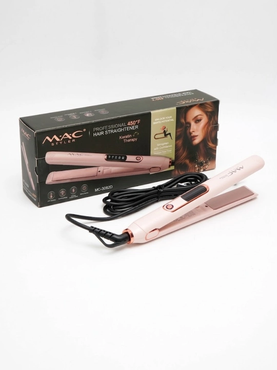 MAC Styler professional dazmol, soch to‘g‘rilagichi MC-2018 LED displeyli, keramika