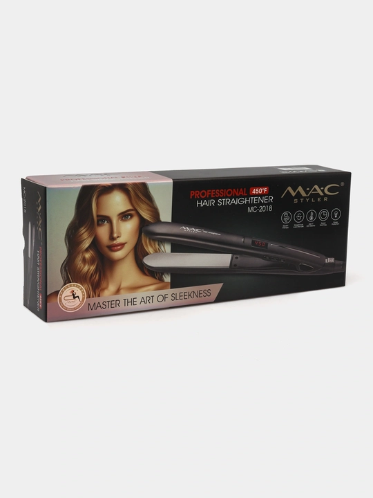 MAC Styler professional dazmol, soch to‘g‘rilagichi MC-2018 LED displeyli, keramika