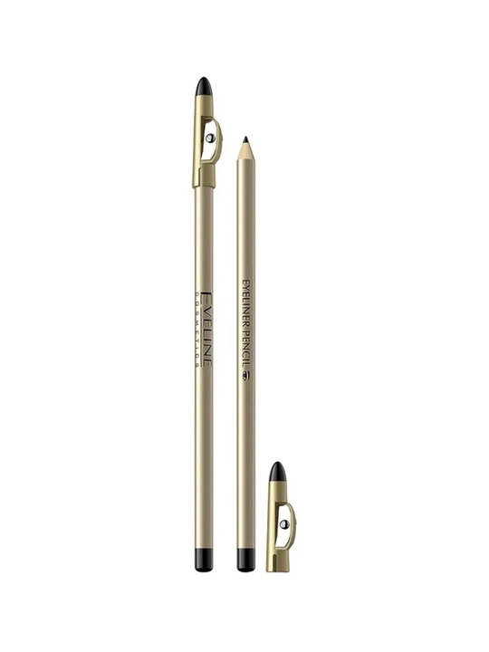 Контурный карандаш для глаз Eyeliner Pencil Black с точилкой