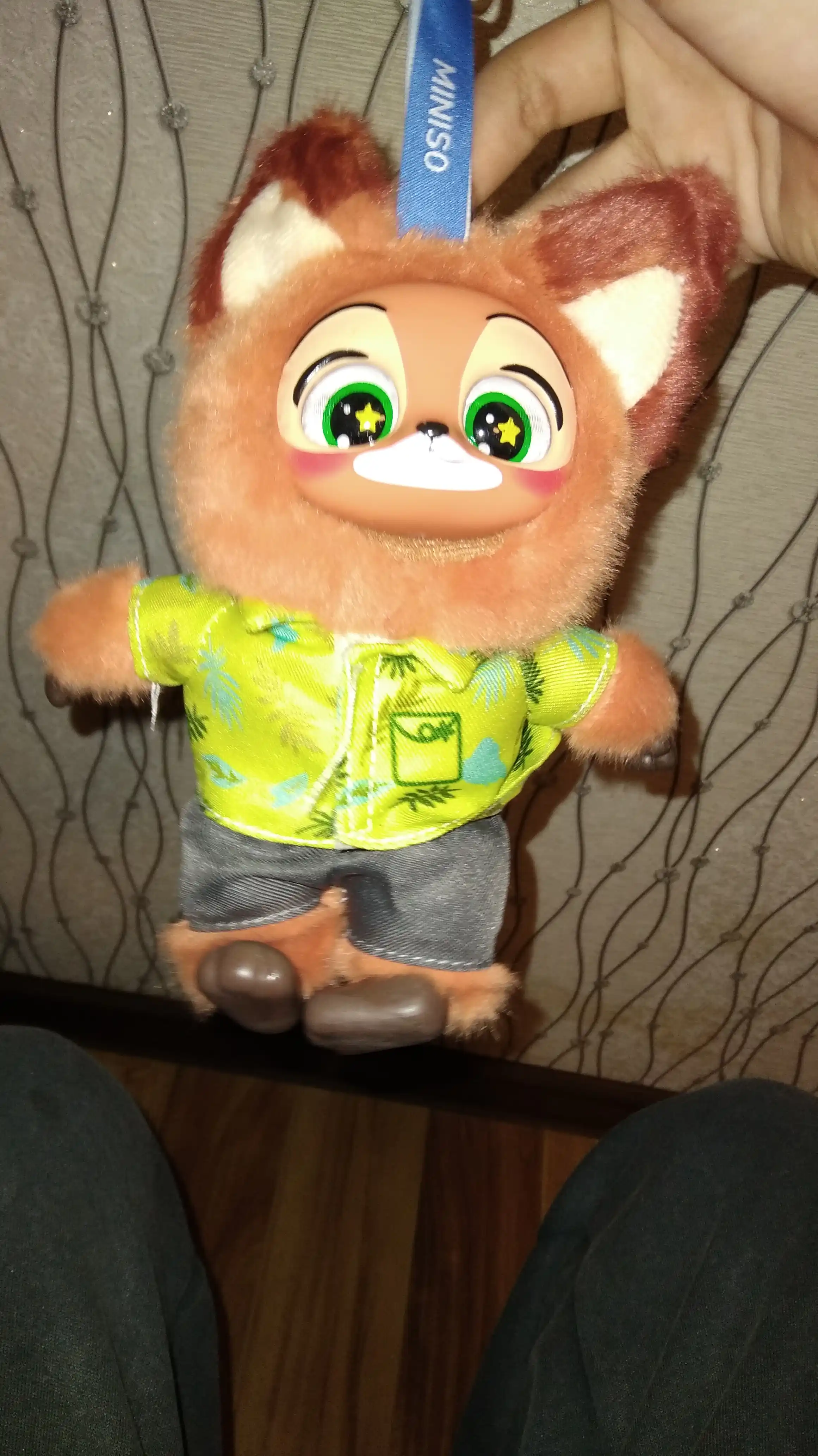 Zootopia, Zveropolis, kolleksiyali yumshoq o'yinchoq brelok-figura tasodifiy rang