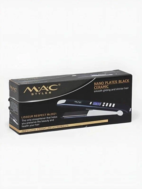 MAC Styler professional dazmol, soch to‘g‘rilagichi MC-2018 LED displeyli, keramika