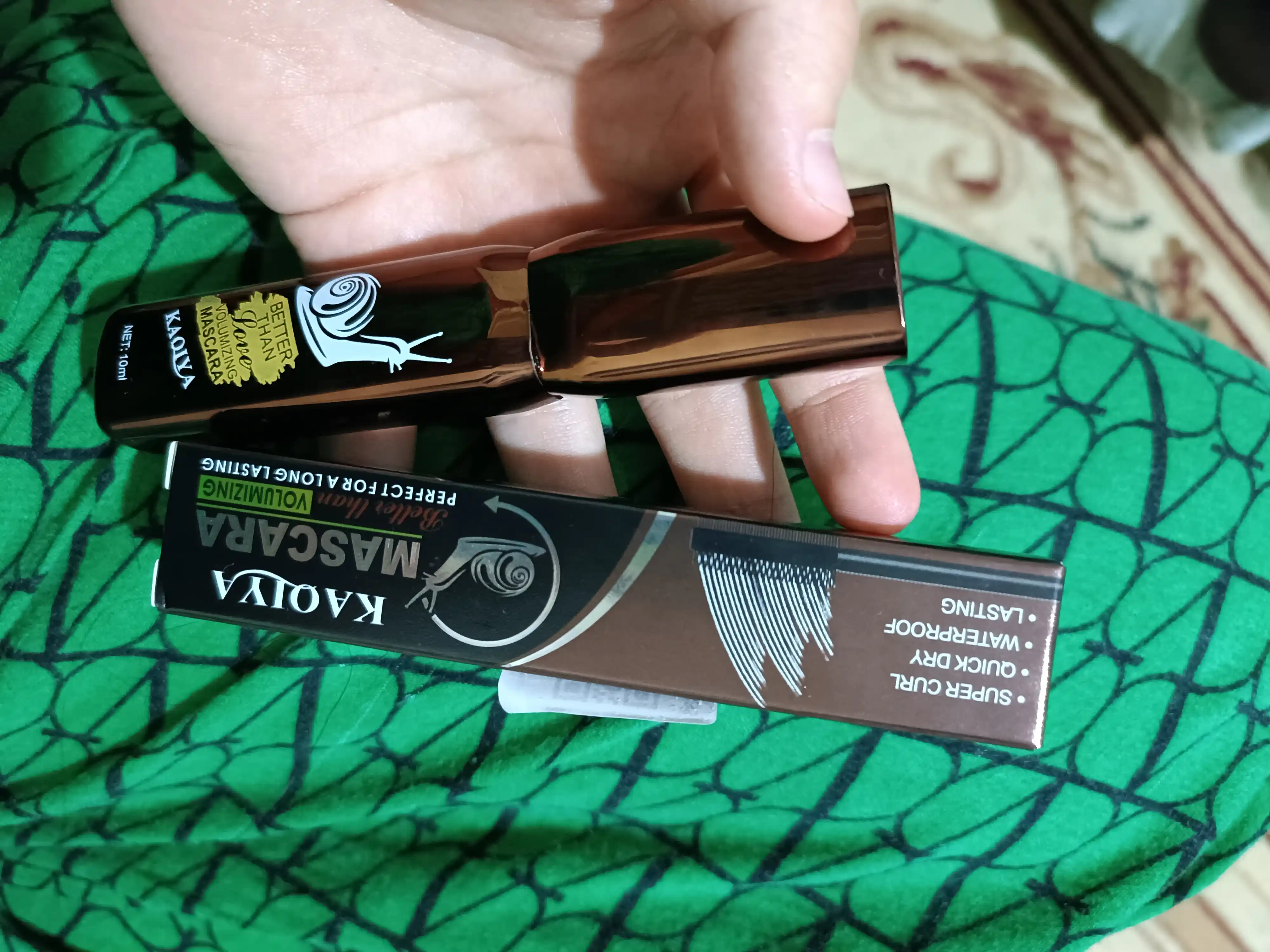 Тушь для ресниц, Mascara, черная, водостойкая