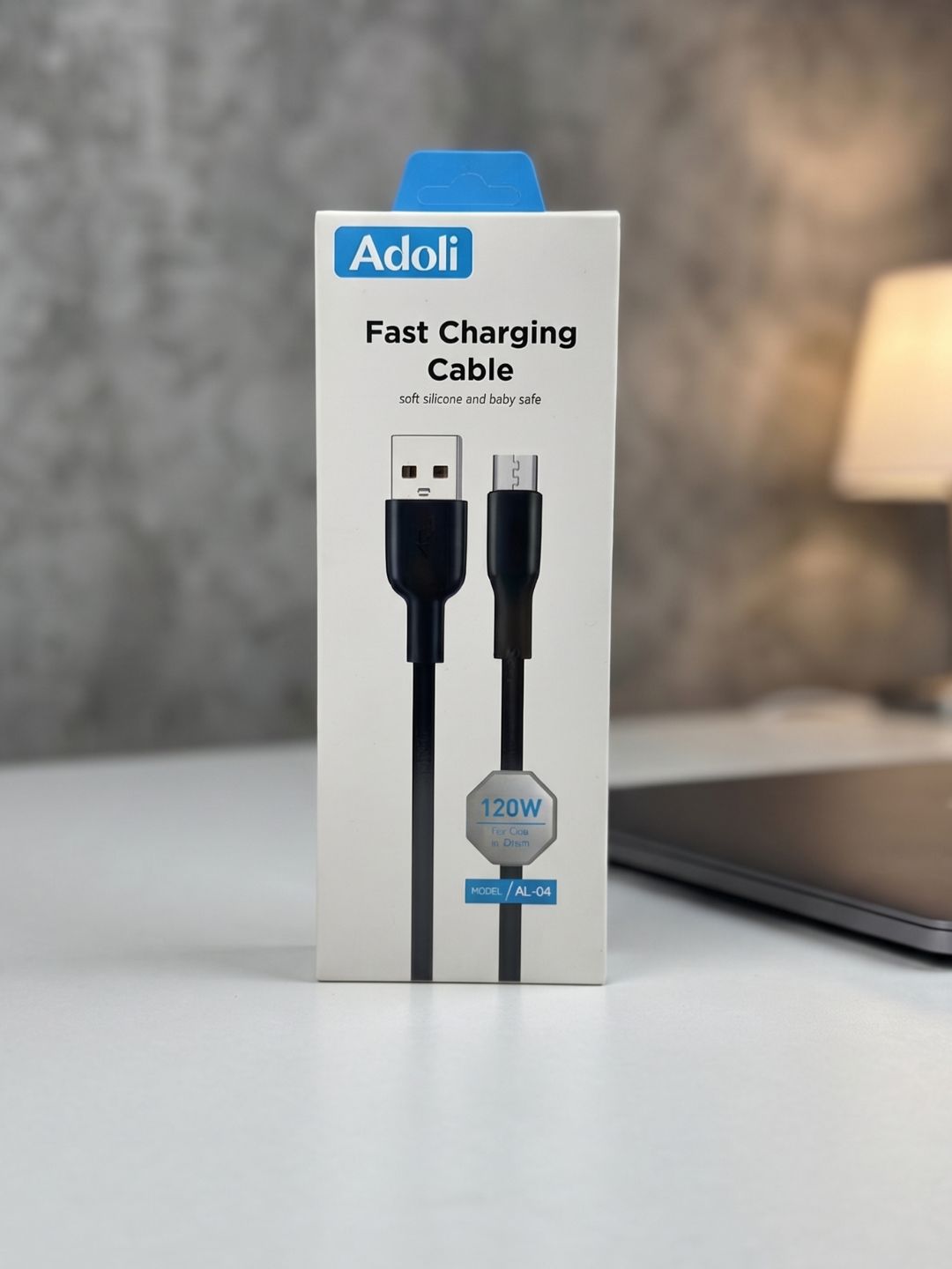 USB Type-C 3.0 USB Micro kabeli, 6A, mustahkam, tez zaryadlash va ma’lumot uzatish uchun