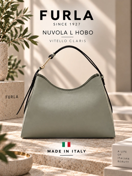 Sumka FURLA NUVOLA L HOBO - VITELLO CLARIS - 