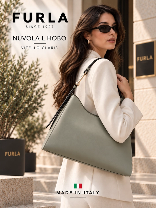 Sumka FURLA NUVOLA L HOBO - VITELLO CLARIS