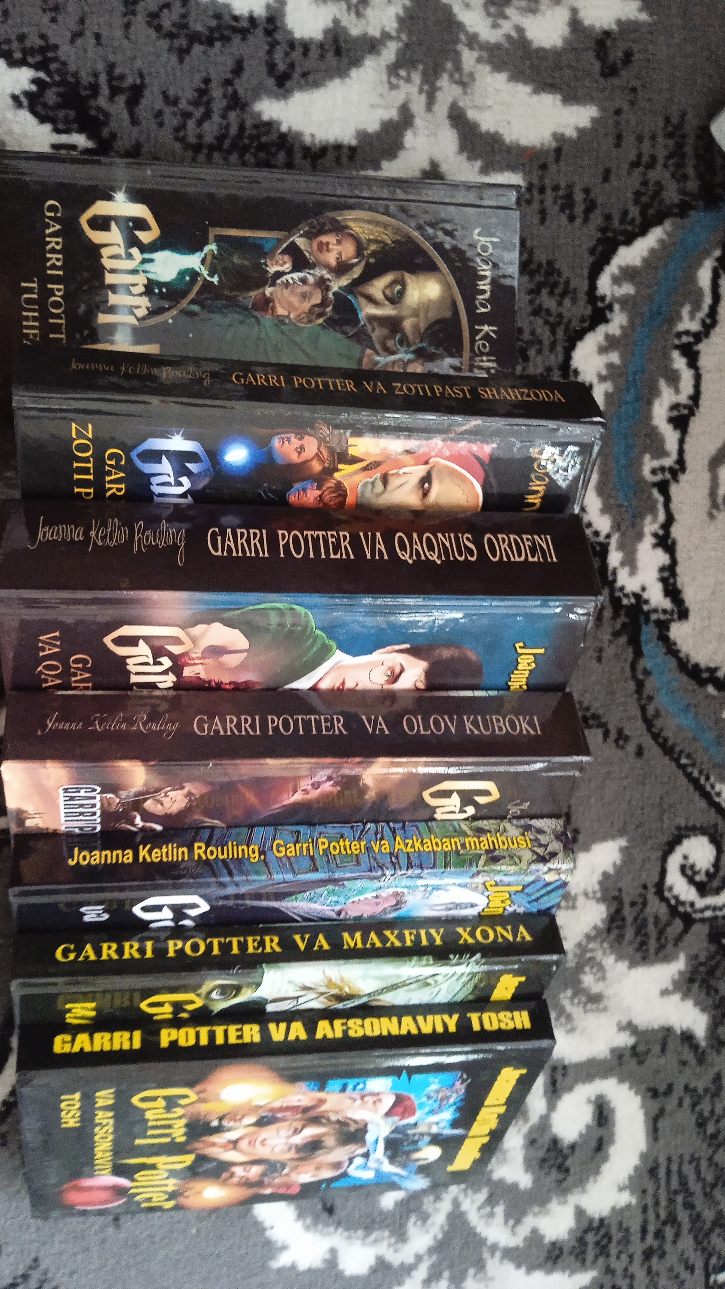 Garri Potter, barcha kitobi, o'zbek tilida
