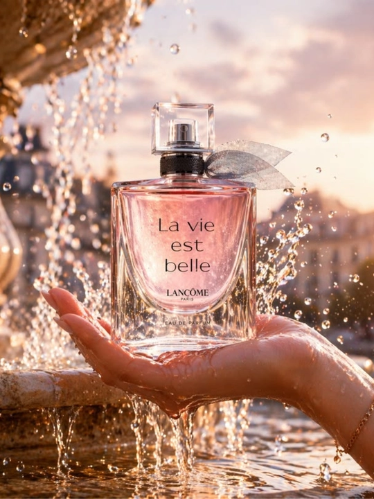 Lancôme La Vie Est Belle ayollar atiri Eau de Parfum, vanil, iris va pachulili shirin ifor