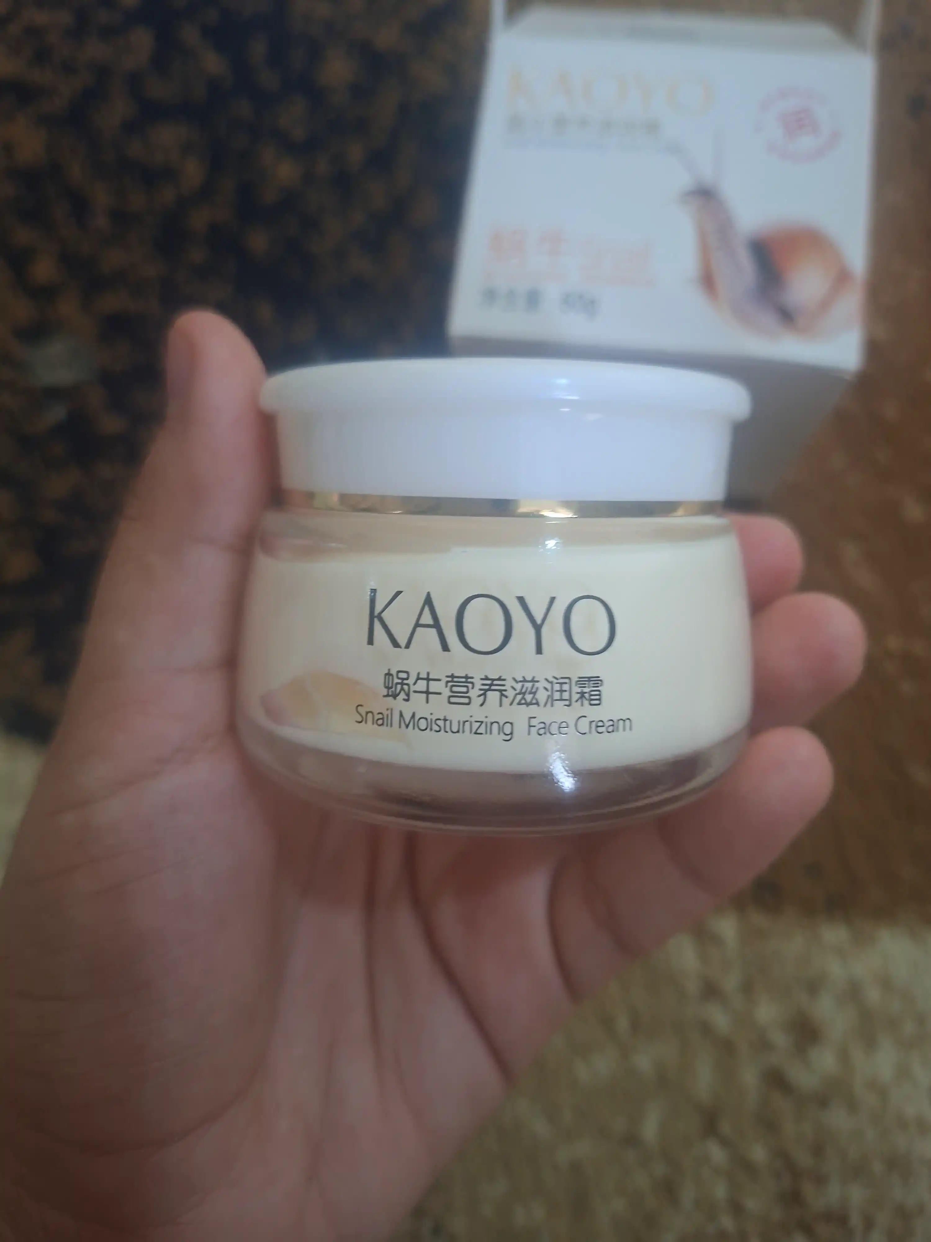 Крем для лица Kaoyo с экстрактом улитки, питательный и увлажняющий крем для лица, 60 г