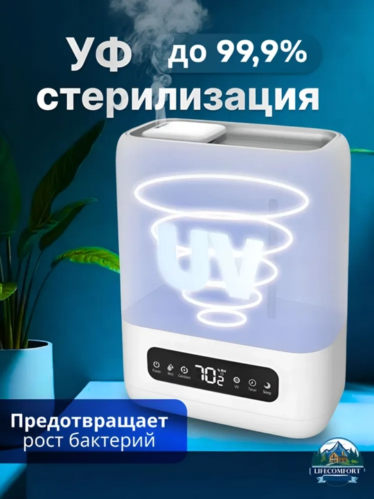 Увлажнитель, увлажнитель воздуха, ультразвуковой увлажнитель, увлажнитель для дома, офиса