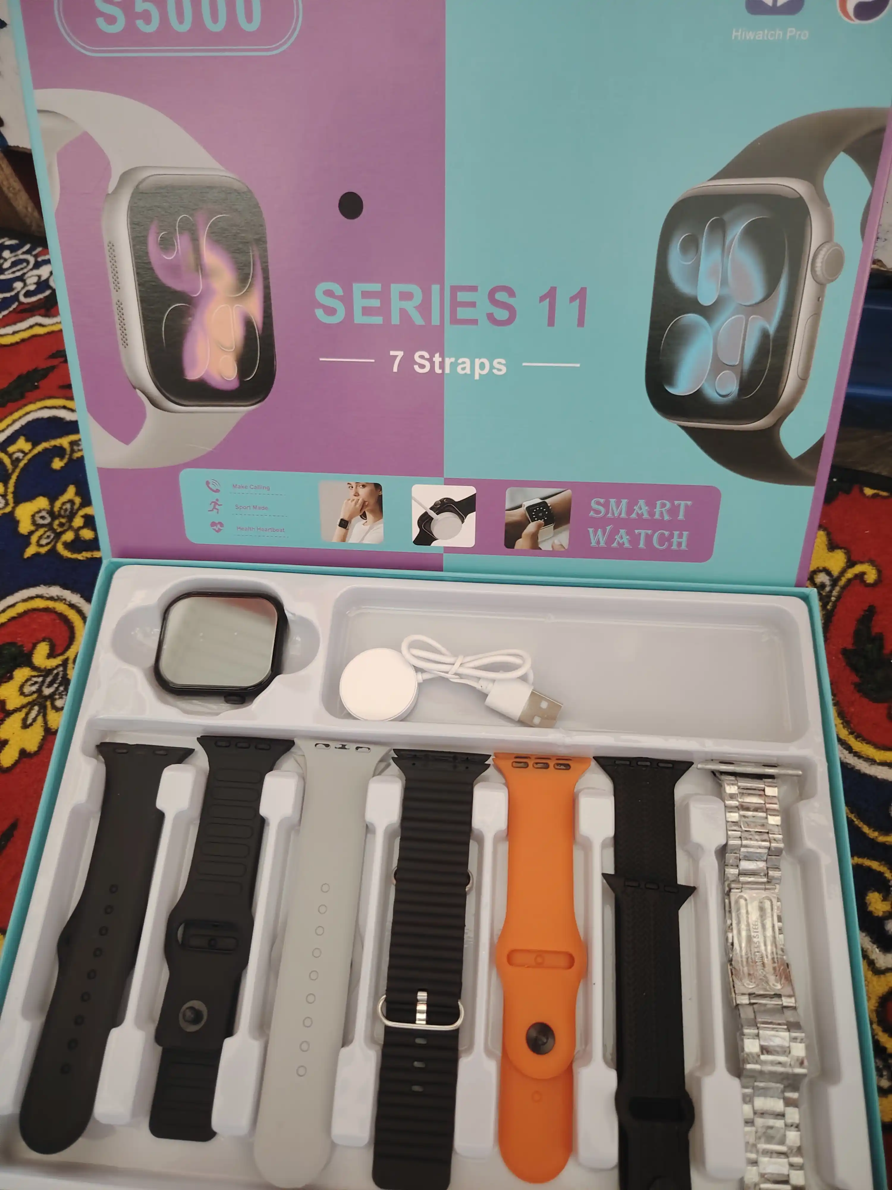 Смарт-часы, Smart Watch, часы мужские Pro Max, для Android и iPhone, беспроводная зарядка