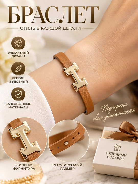 Элегантный и современный браслет Hermès