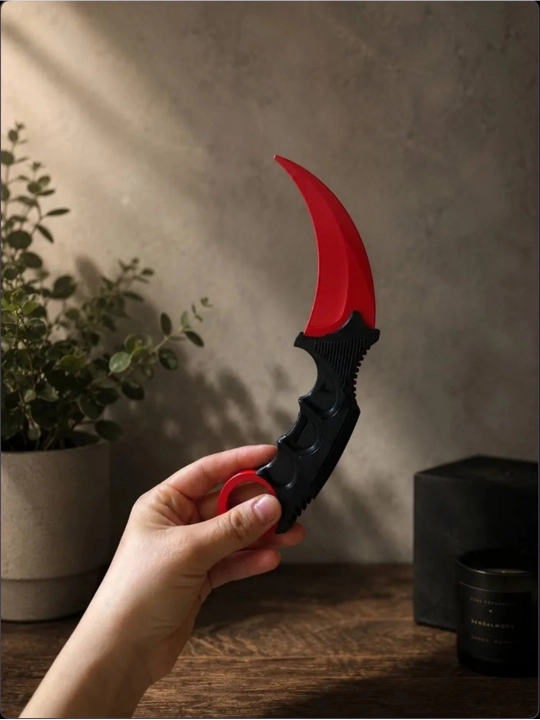Dekorativ suvenir karambit, 3D-bosma - 
