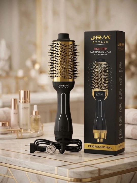 Фен-щетка для волос 5 в 1 JRM Styler, расческа-выпрямитель, брашинг