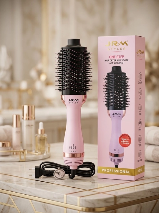 Фен-щетка для волос 5 в 1 JRM Styler, расческа-выпрямитель, брашинг
